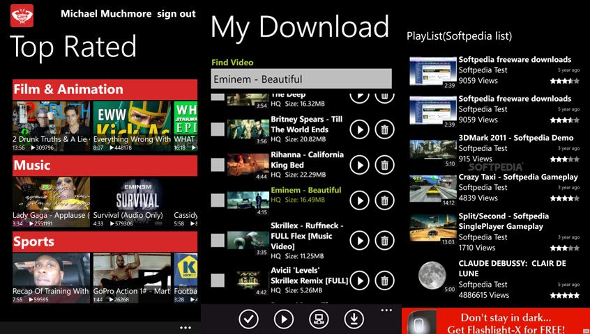 Tube Pro Windows Phone