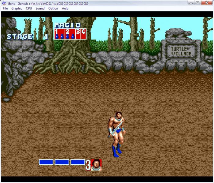 Gens SEGA Mega Drive emulator