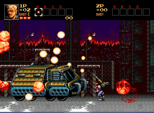 Contra Hard Corps Sega Game